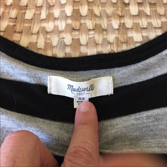 MADEWELL scoopneck long-sleeved top - Picture 4 of 10